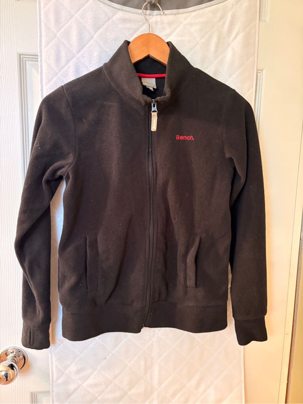 Bench Kid’s Black Fleece Zip Sweater